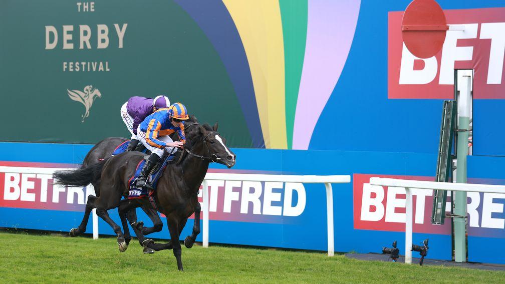 Auguste Rodin wins the Derby from King Of Steel
