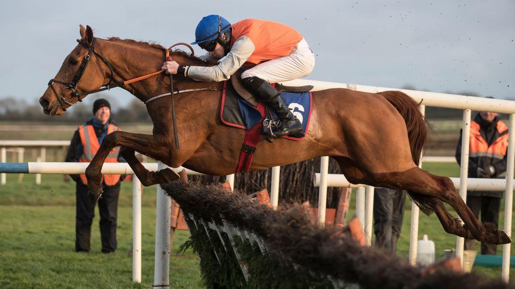 Poormans Hill rounded off a treble at Punchestown for Gordon Elliott and Jack Kennedy