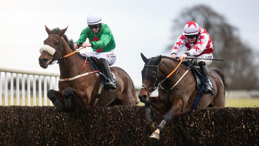 Ballyshannon Rose and Jack Kennedy wins the Grade 2 Coolmore N.H. Sires EBF Mares Chase.Thurles Racecourse.Photo: Patrick McCann/Racing Post23.01.2022