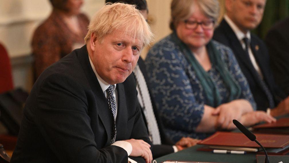 Boris Johnson is under pressure after the resignation of two of his most senior members of government