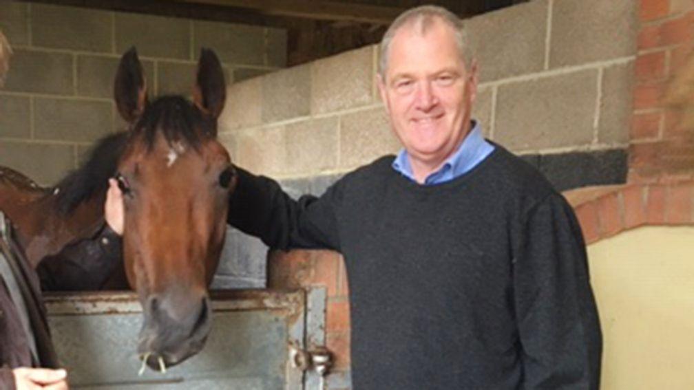 Dick Fellows-Smith with Mild Illusion, the smart two-year-old of 2019 who has given her name to the top Ten To Follow team