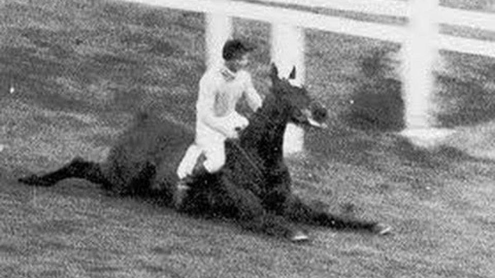 Dick Francis and Devon Loch throw away Grand National glory in 1956