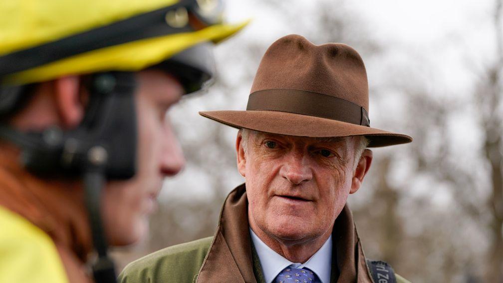 Willie Mullins: won three Grade 1s on the first day of the Dublin Racing Festival