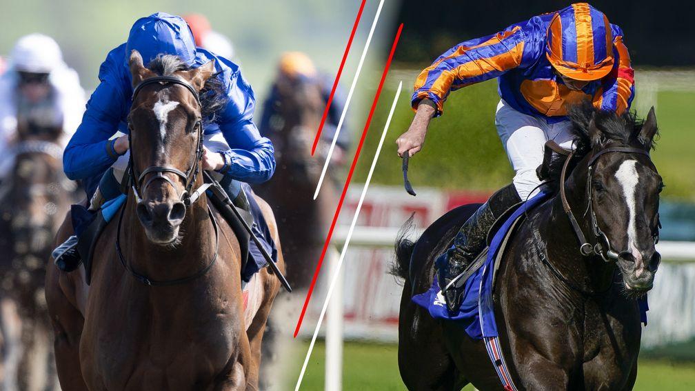 Military Order (left) and Auguste Rodin: leading fancies for the Betfred Derby at Epsom on Saturday