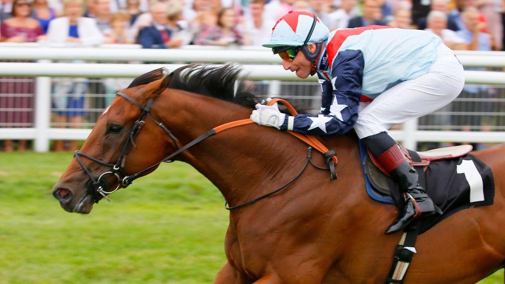 Sir Dancealot and Gerald Mosse win last year's Hungerford Stakes at Newbury