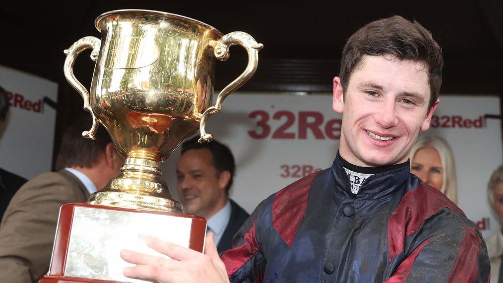 Oisin Murphy with his latest big-race trophy