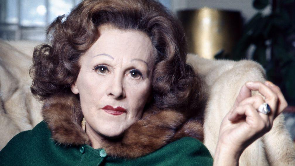Fanny Cradock: missed her chance to meet Ian Carnaby due to a race at Ayr