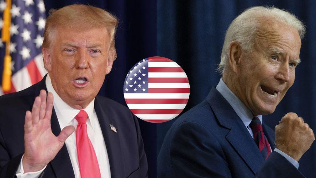 Joe Biden (right) is set to replace Donald Trump in the White House