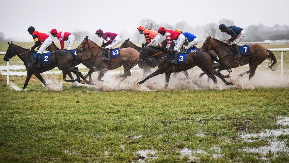 Some racetracks have struggled to cope with the recent spells of heavy rain