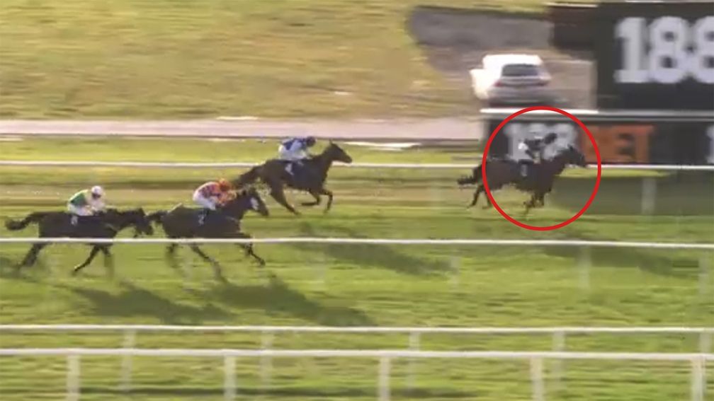 The transformation is complete as the pair cross the line comfortably clear