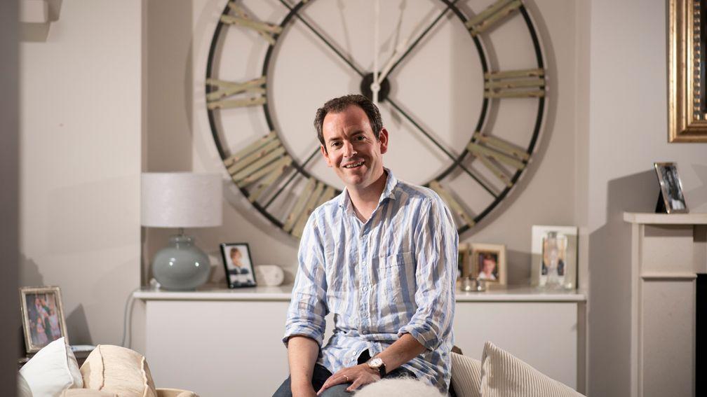 TV presenter Nick Luck at home in Teddington, South-West London3.9.20 Pic: Edward Whitaker