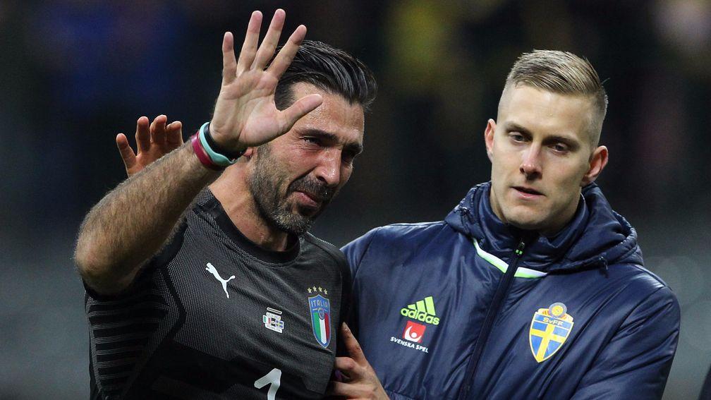 A tearful Gigi Buffon was let down by his teammates' lack of guile