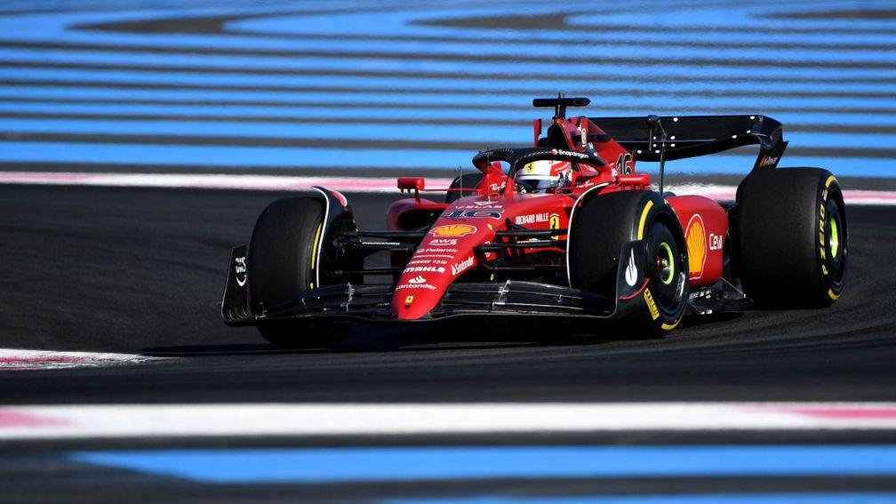 Charles Leclerc's Ferrari looked nippy in practice