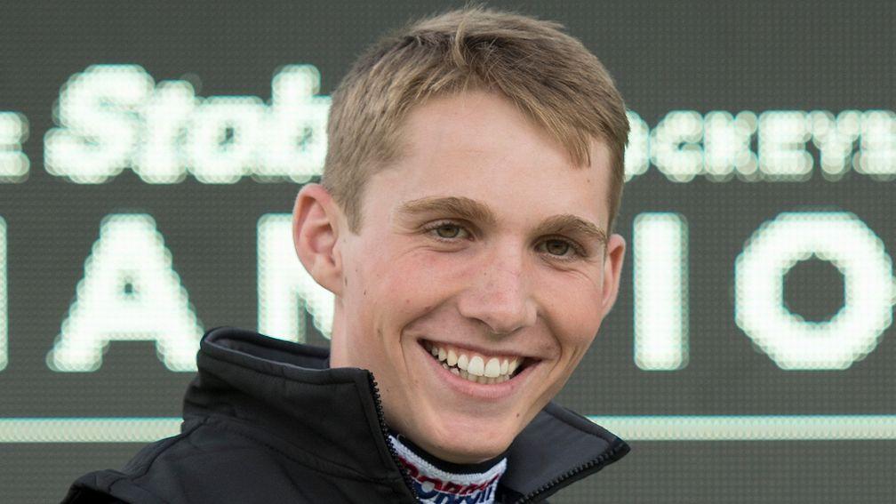 Harry Cobden: injured in a fall at Newton Abbot on Monday