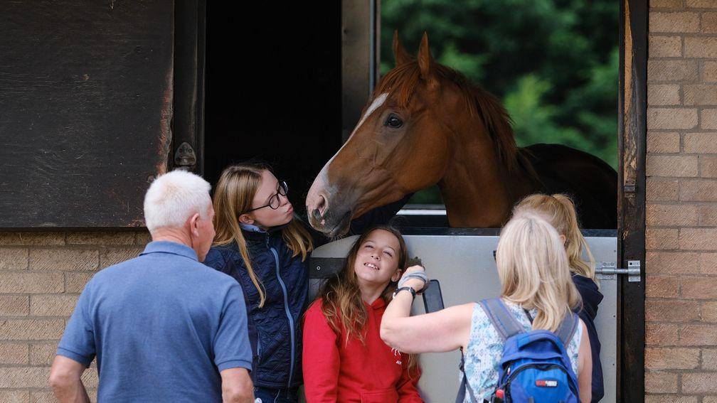 Visitors enjoy the Newmarket open weekend in 2019
