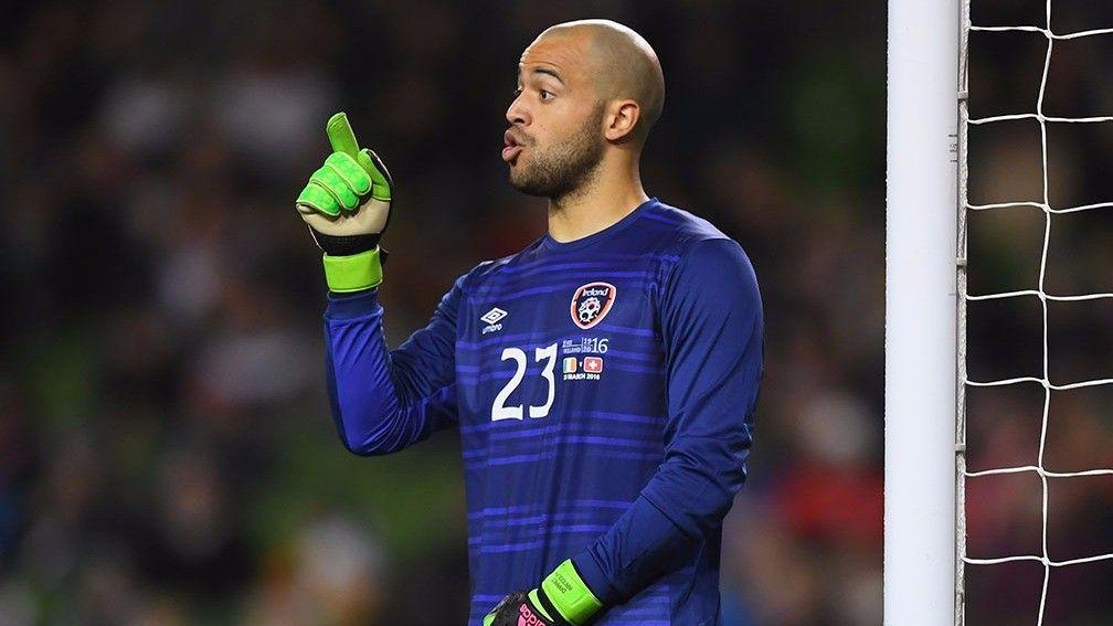 Darren Randolph is expected to be in goal for Ireland against Mexico