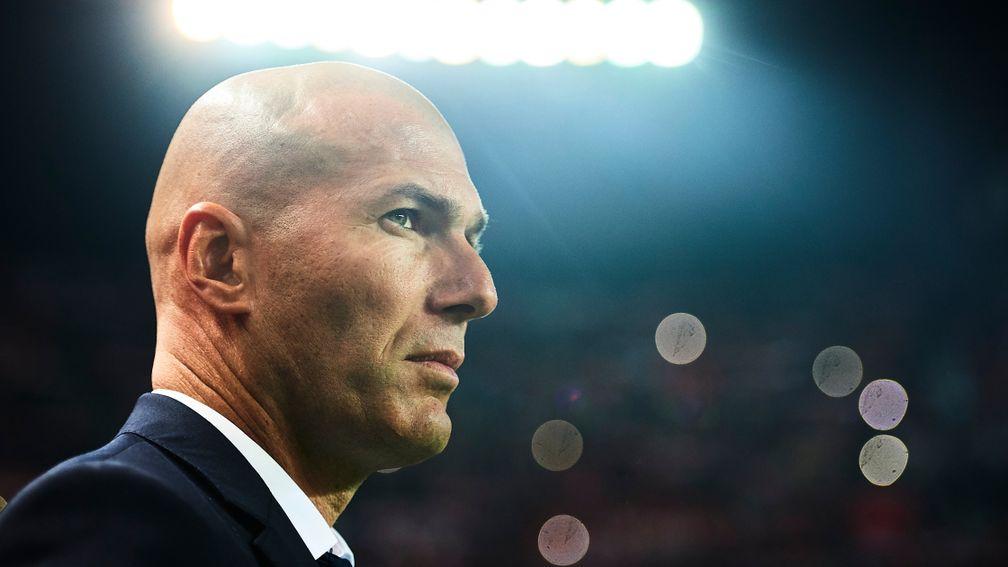 Real Madrid gaffer Zinedine Zidane