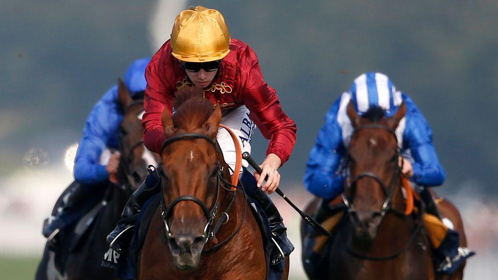 Lightning Spear and Oisin Murphy win the Celebration Mile at Goodwood