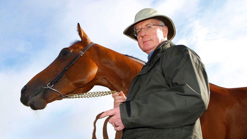 Born To Sea with his trainer John Oxx