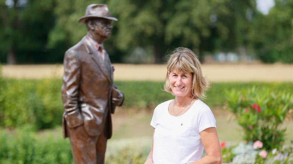 Trainer Jo Foster at Jack Berry House in North Yorkshire, where she is recovering from serious injury