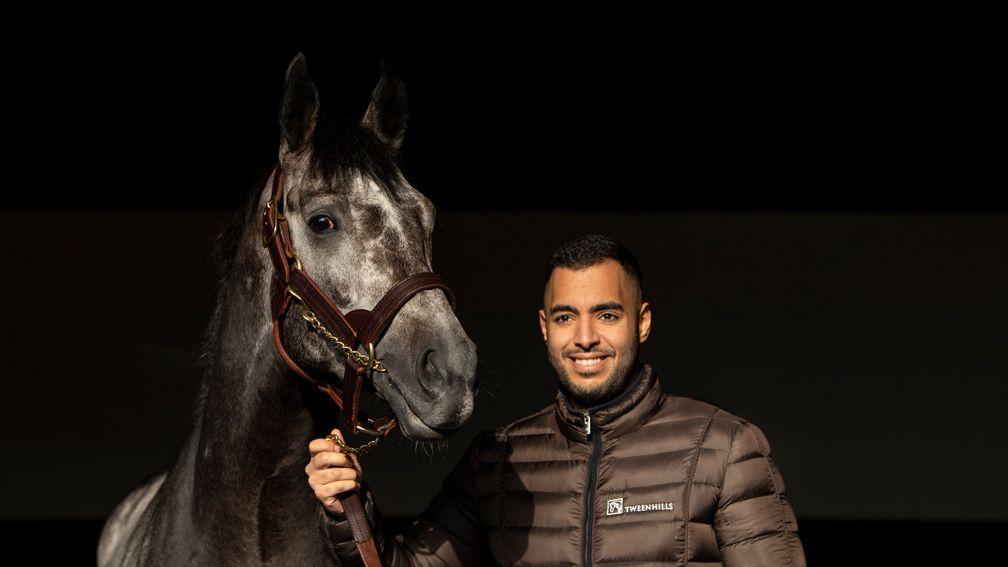Roaring Lion - the European horse of the year by Kitten's Joy - with Sheikh Fahad