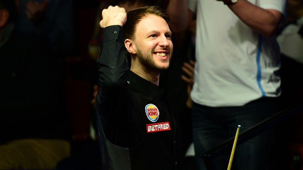 Judd Trump could be celebrating this afternoon