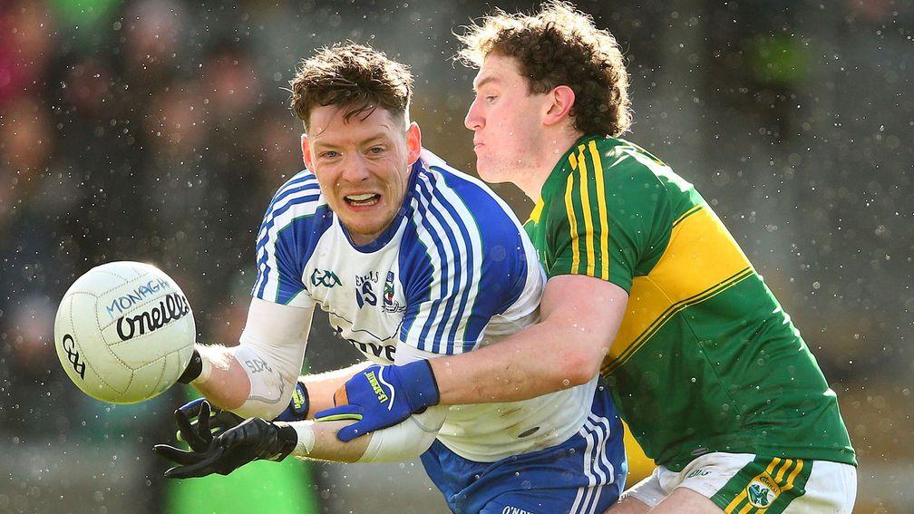 Conor McManus (left) spearheads a sharp Monaghan attack