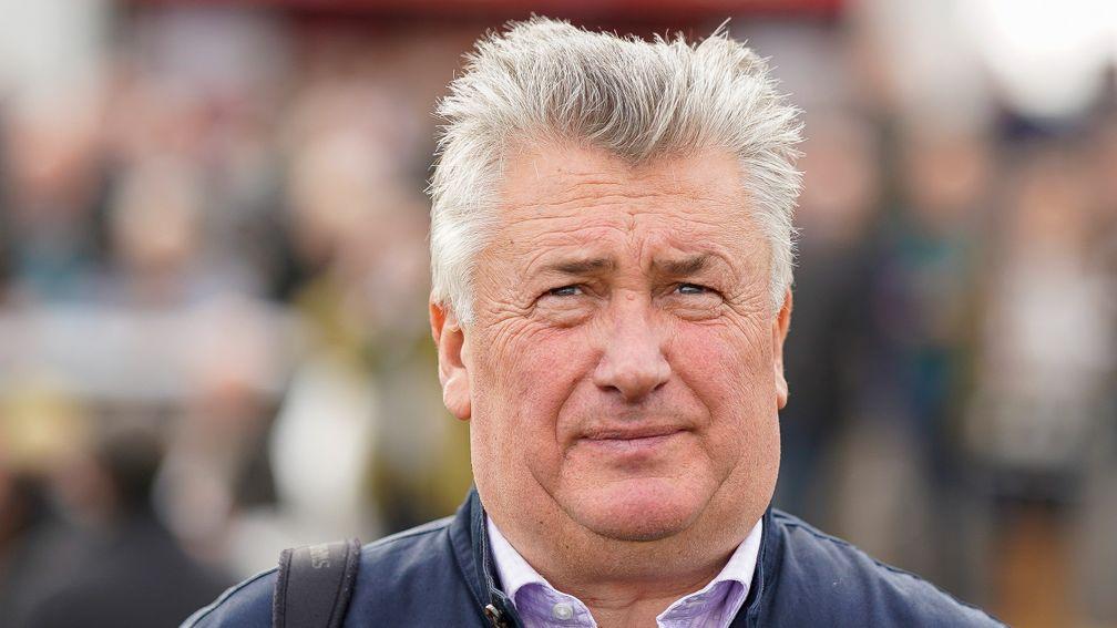 CHEPSTOW, WALES - OCTOBER 25: Paul Nicholls poses at Chepstow Racecourse on October 25, 2022 in Chepstow, Wales. (Photo by Alan Crowhurst/Getty Images)