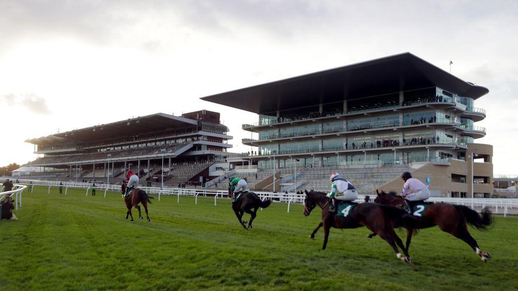 Empty grandstands have become a feature at British and Irish racecourses during the pandemic