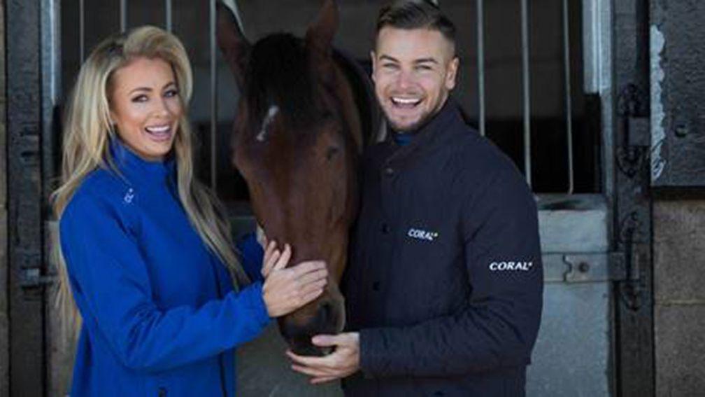 Chris Hughes with partner Olivia Attwood: 'I always wanted to become a jockey as a kid'