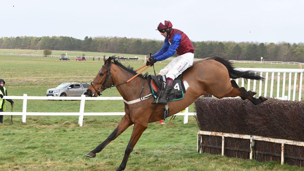Famous Clermont (Will Biddick) seen finishing third at Larkhill last month