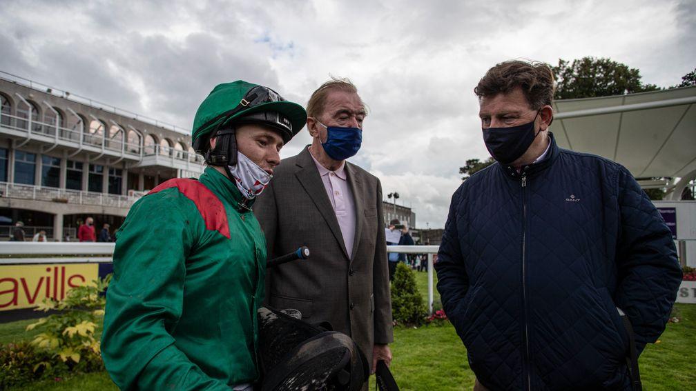 Colin Keane and Dermot Weld (left) will be teaming up with Tarnawa in the Irish Champion