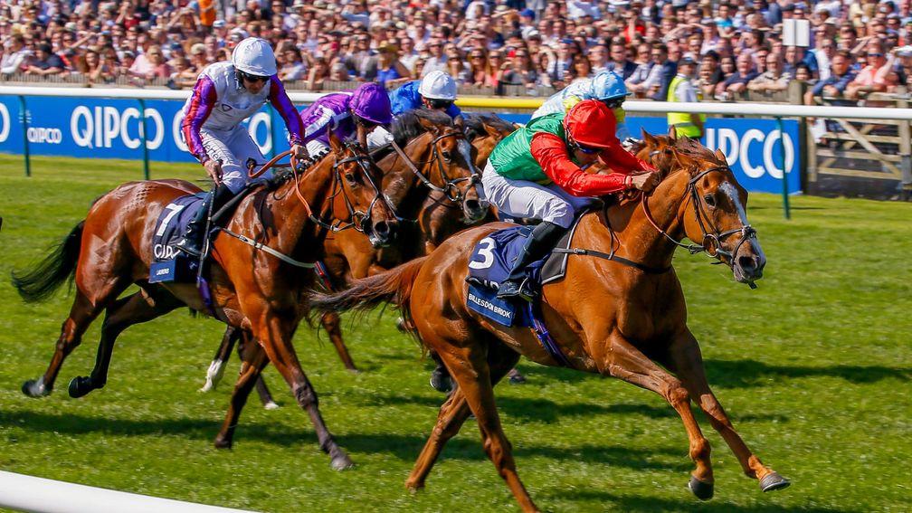 Billesdon Brook beating subsequent dual Group 1 winners Laurens in the 1,000 Guineas at Newmarket last month