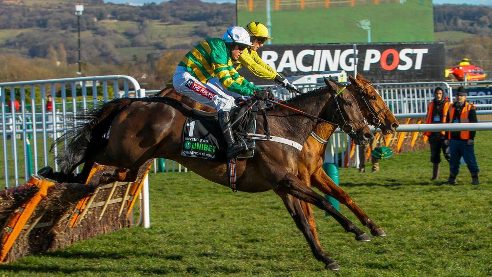 Buveur D'Air takes the Champion Hurdle to redress the balance for English yards at the Cheltenham Festival