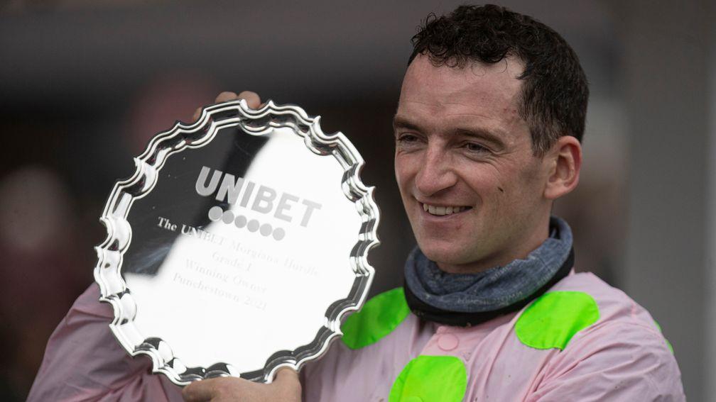 Patrick Mullins: leading amateur rued a missed opportunity to gain a first jumps win in Britain away from Cheltenham and Aintree
