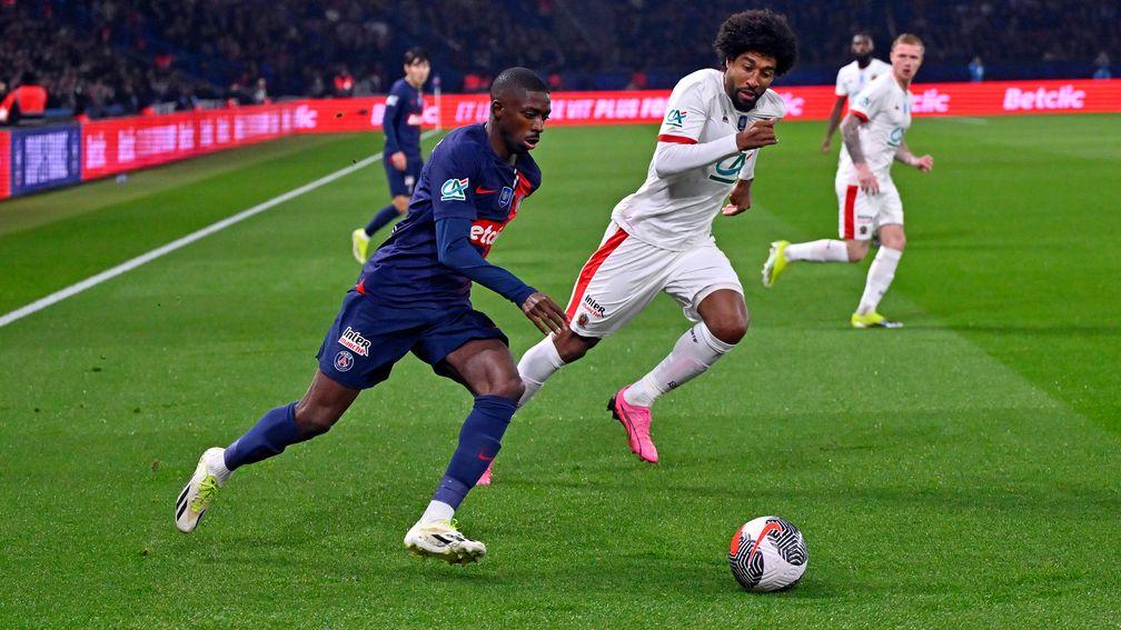 Ousmane Dembele helped PSG see off Nice in the French Cup