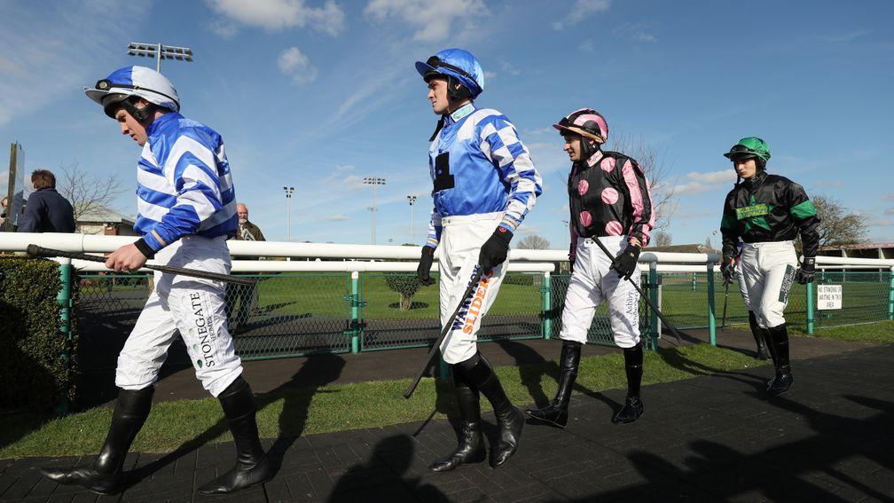 Jockeys: among the estimated five million who are self-employed in Britain