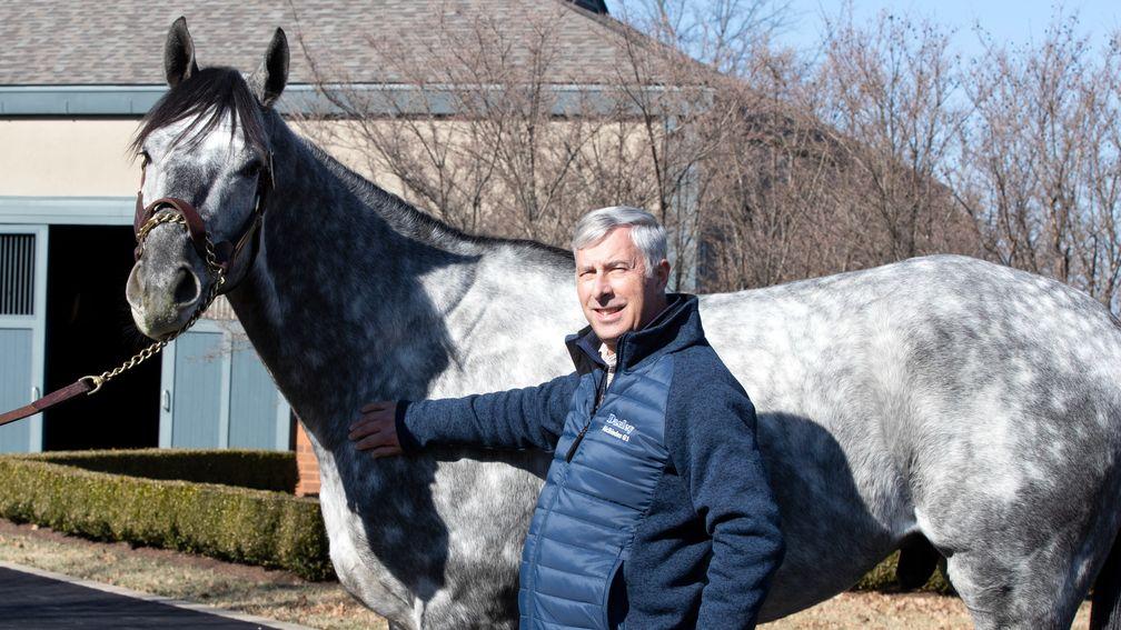 Michael Banahan with first-season sire Essential Quality