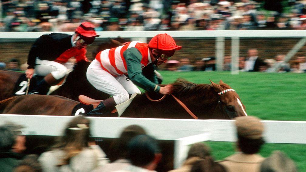 Le Moss (Joe Mercer) wins the 1980 Gold Cup from Ardross, giving him back-to-back victories