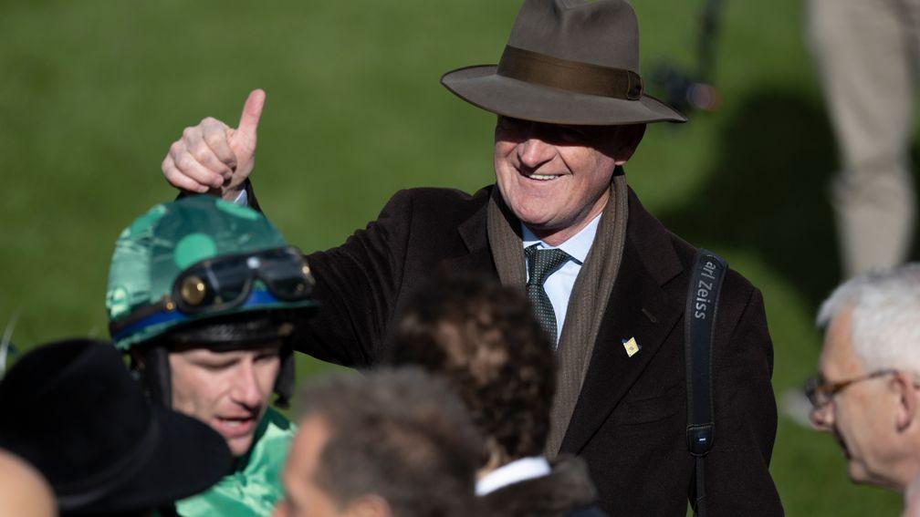 Willie Mullins is all smiles after El Fabiolo dominates the Arkle