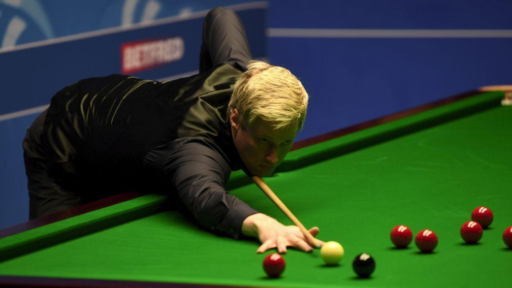 Neil Robertson cued well in his Crucible curtain-raiser