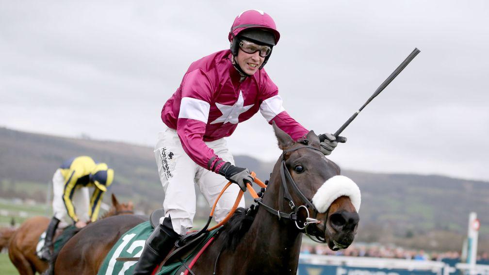 JJ Slevin, seen here winning on Champagne Classic at Cheltenham, has still to decide about an appeal