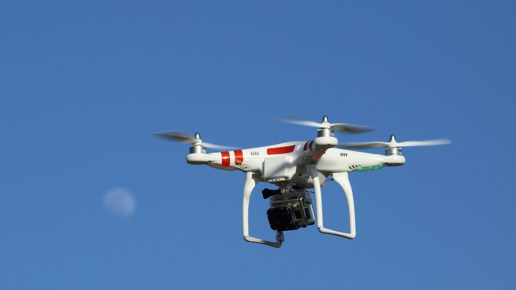 Drones: could easily be a threat to racing