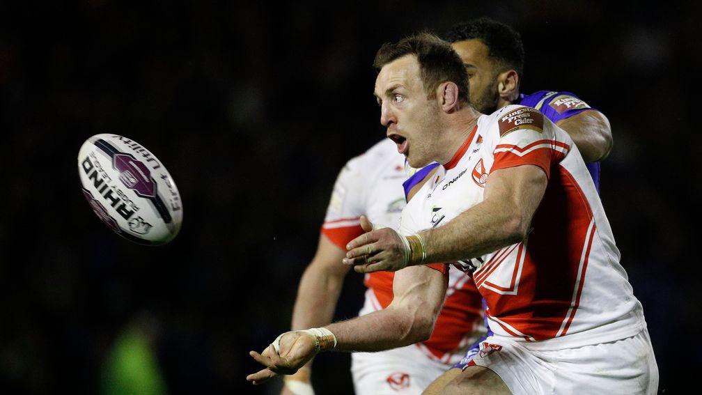 St Helens skipper James Roby could be lifting the Super League trophy come October