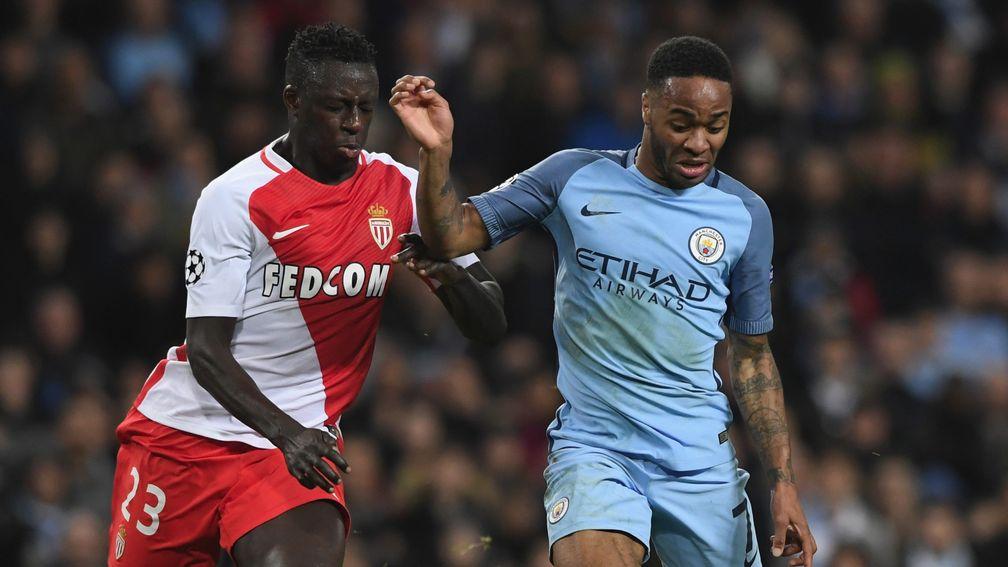Benjamin Mendy (left) will be teaming up with Raheem Sterling this season