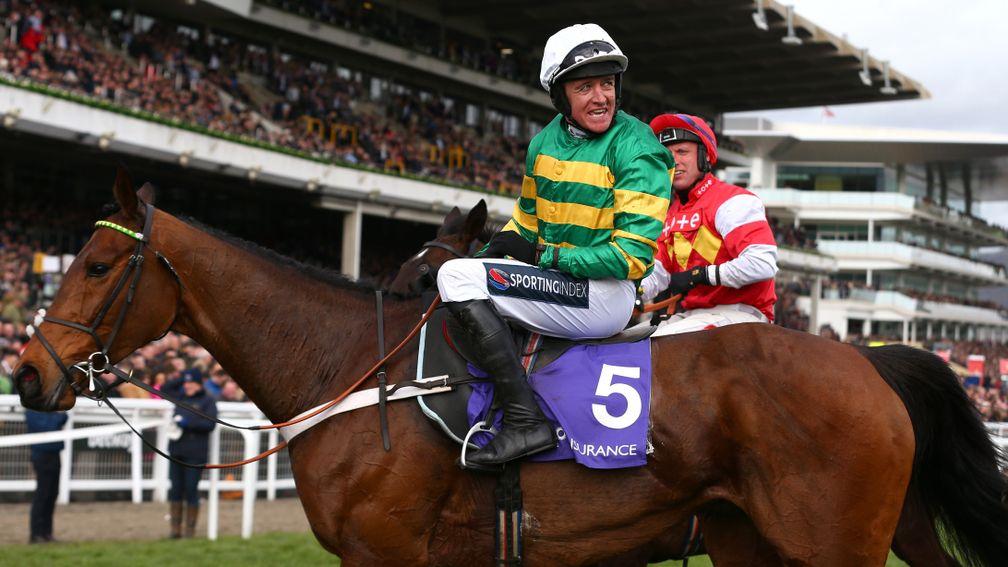 Barry Geraghty, pictured after Champ's remarkable RSA success, still at the top of his game