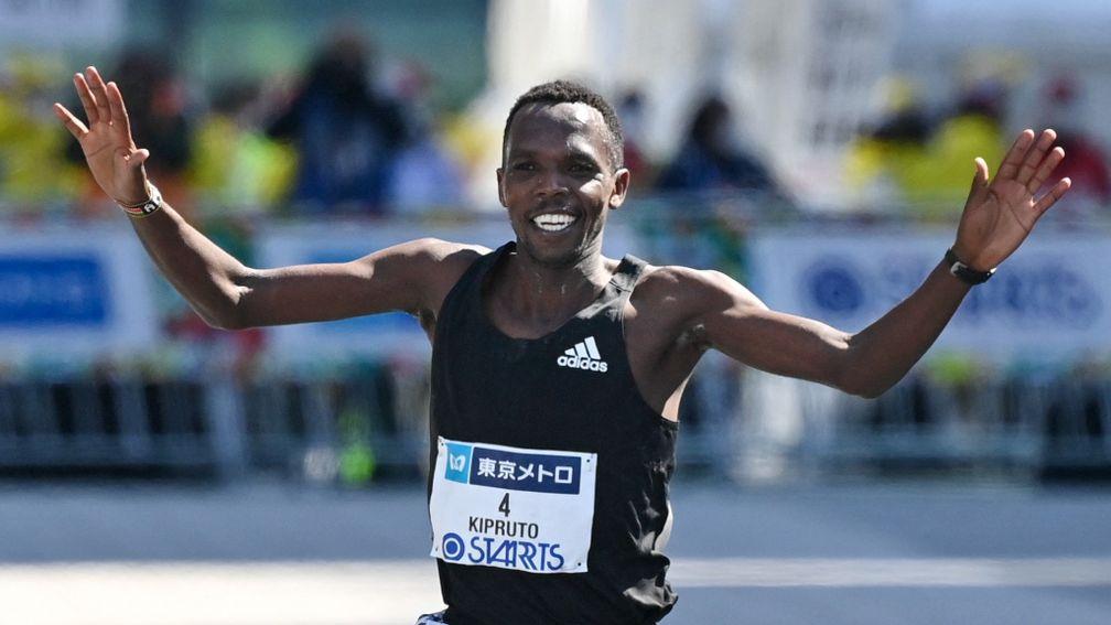 Amos Kipruto was second in the Tokyo Marathon in March