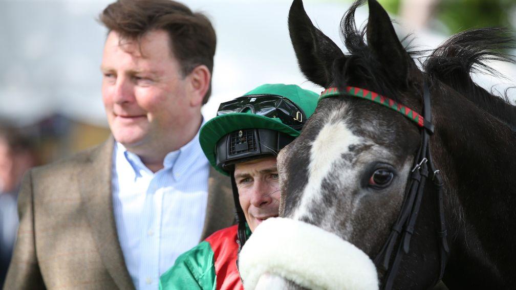 Pat Downes (left) with Pat Smullen: relief and relish for Sea The Stars' stud success