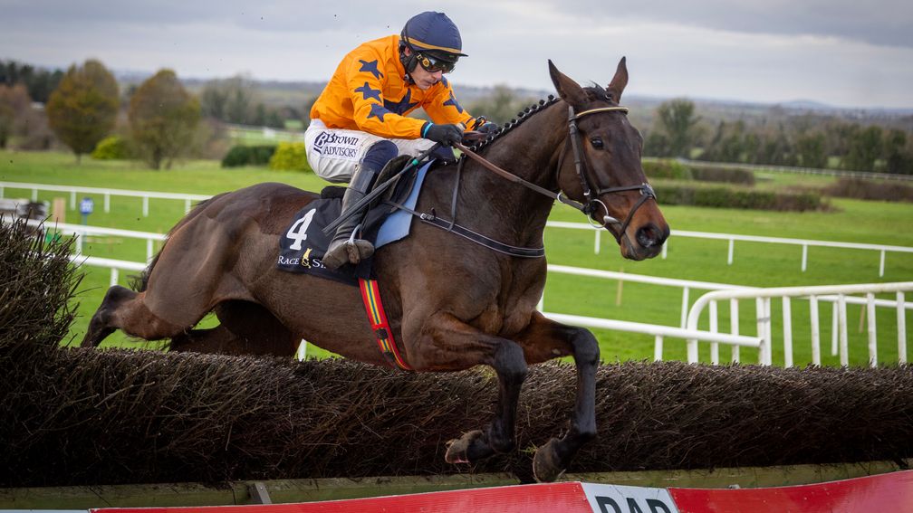Final Demand and Paul Townend wins the 2m4f beginners chase for Caroline Tisdall and Bryan Drew at Navan