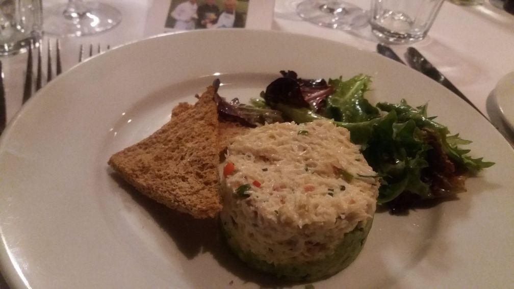Hughes a good cook? Former Flat ace was chuffed with his crab starter